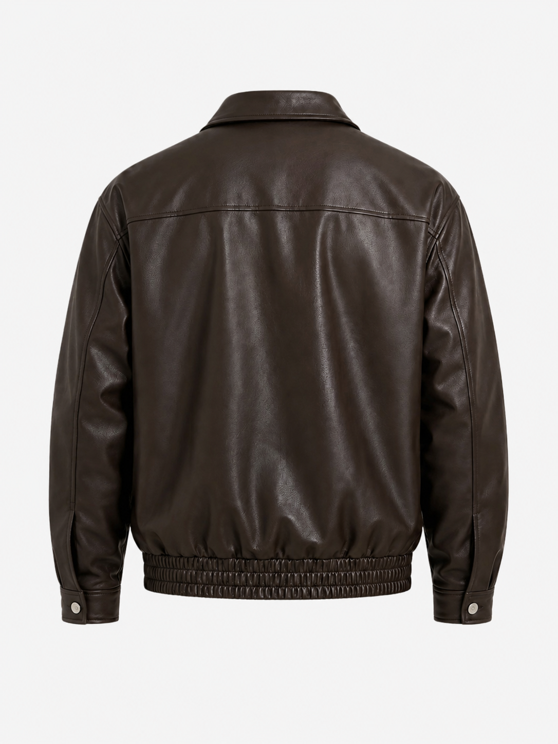 Espresso Brown Leather Jacket