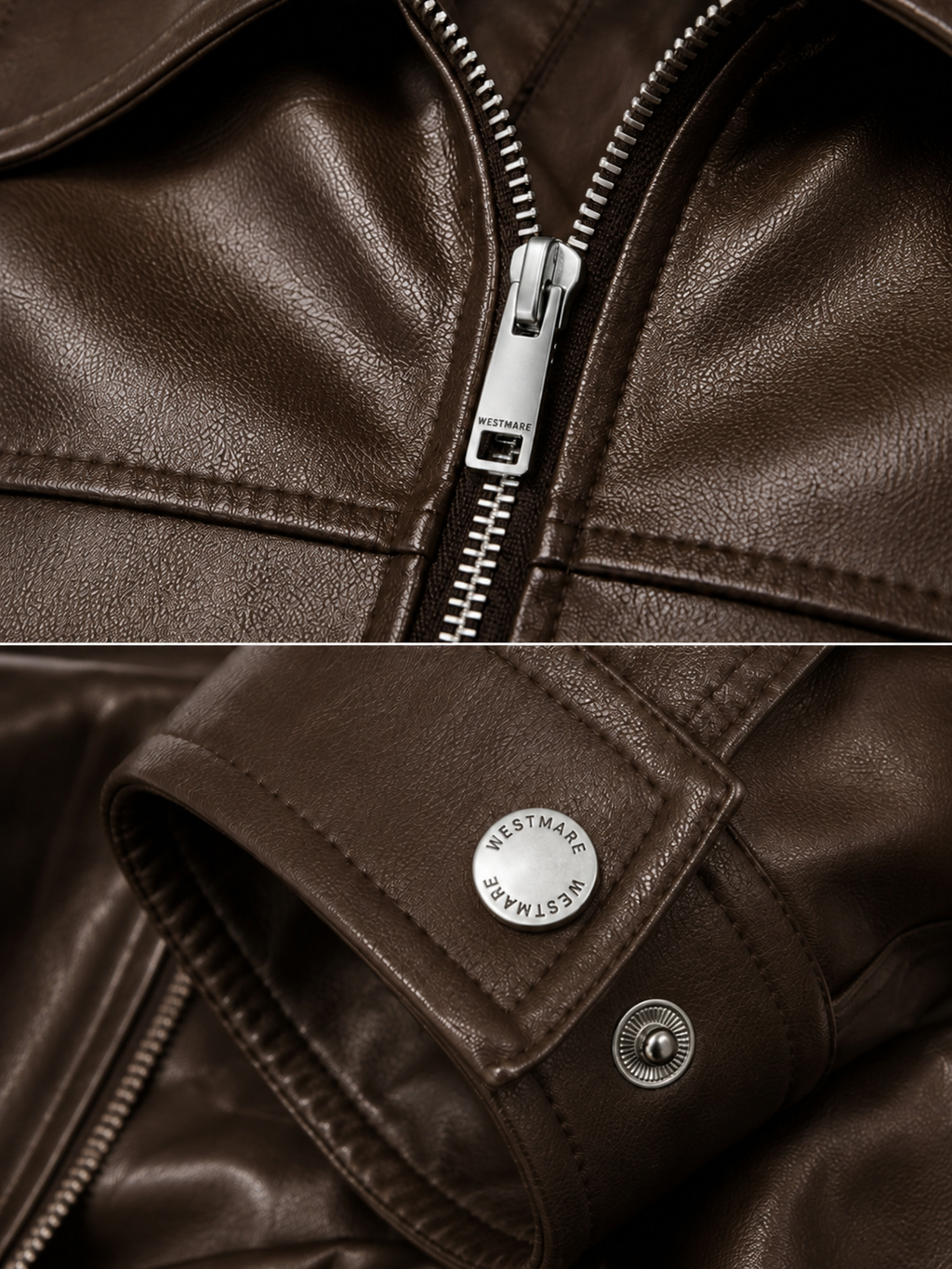 Espresso Brown Leather Jacket